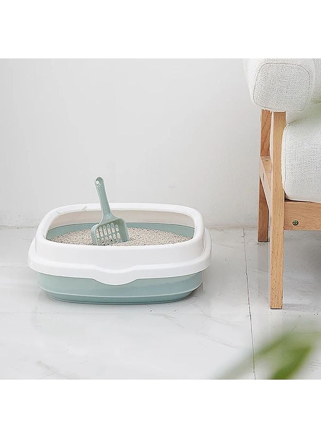 Purple Anti Splash Pet Training Litter Box With Scoop For Dogs And Cats - Image 2