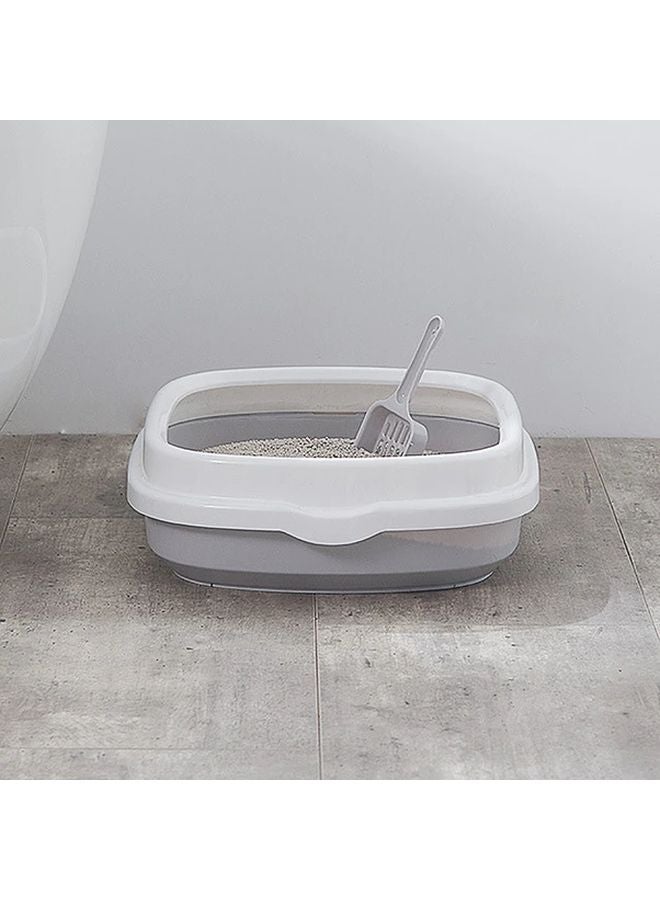 Purple Anti Splash Pet Training Litter Box With Scoop For Dogs And Cats - Image 3