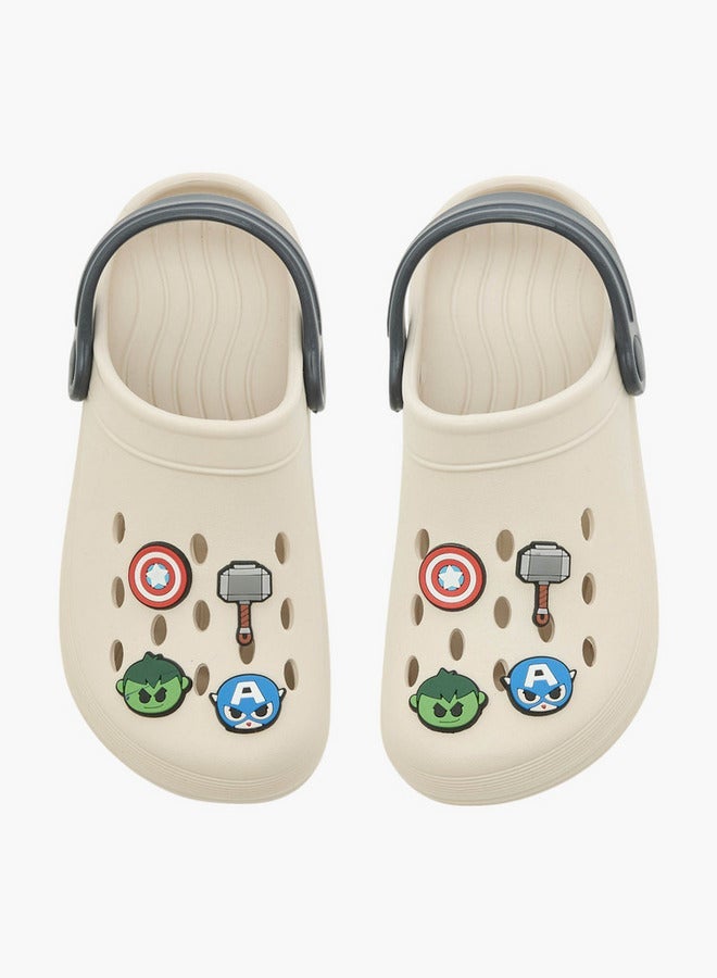 MARVEL Boys Avengers Applique Clogs with Backstrap - Image 3