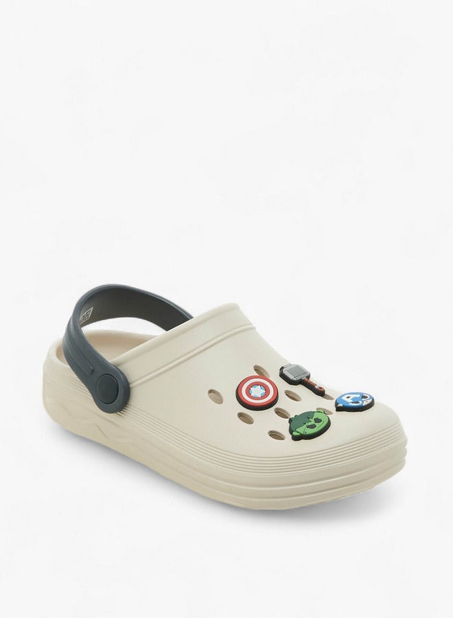 MARVEL Boys Avengers Applique Clogs with Backstrap - Image 2