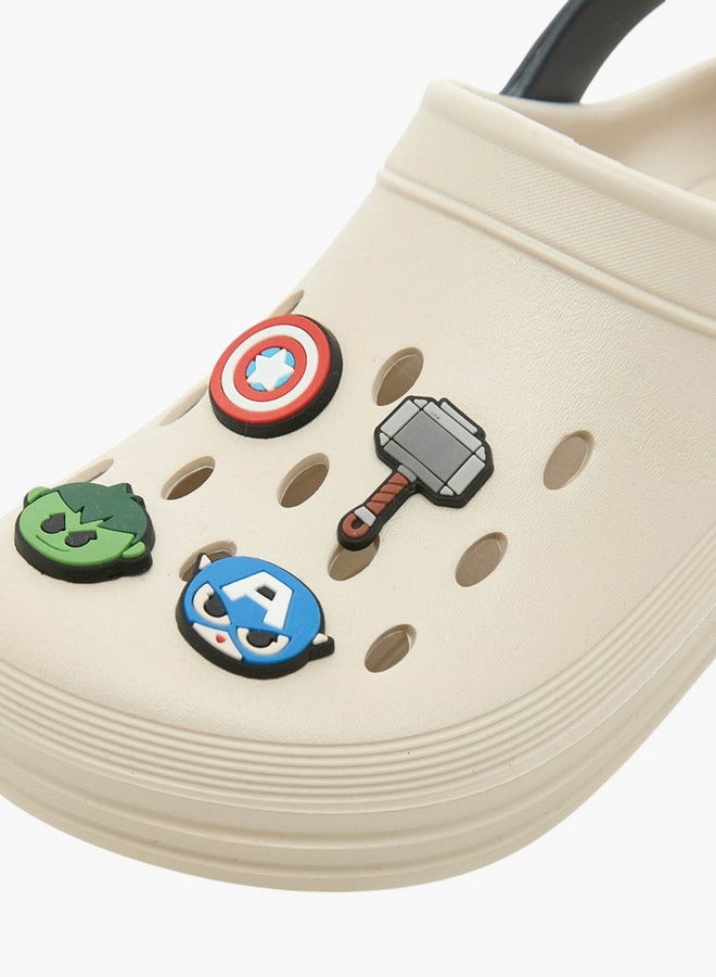 MARVEL Boys Avengers Applique Clogs with Backstrap - Image 4