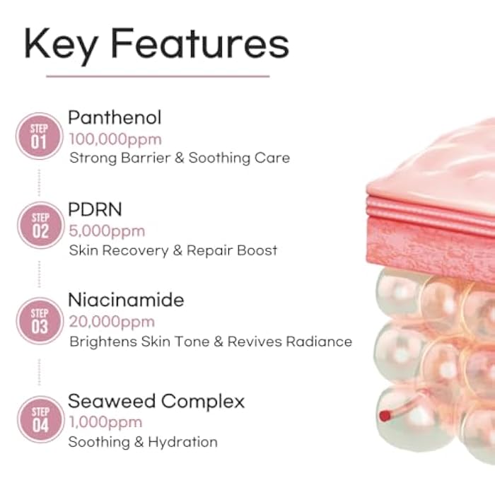 daymellow PDRN Panthenol Calming Barrier Cream 2.70 fl. oz / 5,000ppm Salmon DNA PDRN & 100,000ppm Panthenol, Niacinamide, Hydrating Moisturizer for Glowing Skin, Firming, Repairing & Revitalizing - Image 2