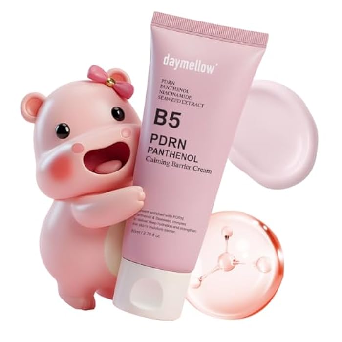 daymellow PDRN Panthenol Calming Barrier Cream 2.70 fl. oz / 5,000ppm Salmon DNA PDRN & 100,000ppm Panthenol, Niacinamide, Hydrating Moisturizer for Glowing Skin, Firming, Repairing & Revitalizing - Image 1