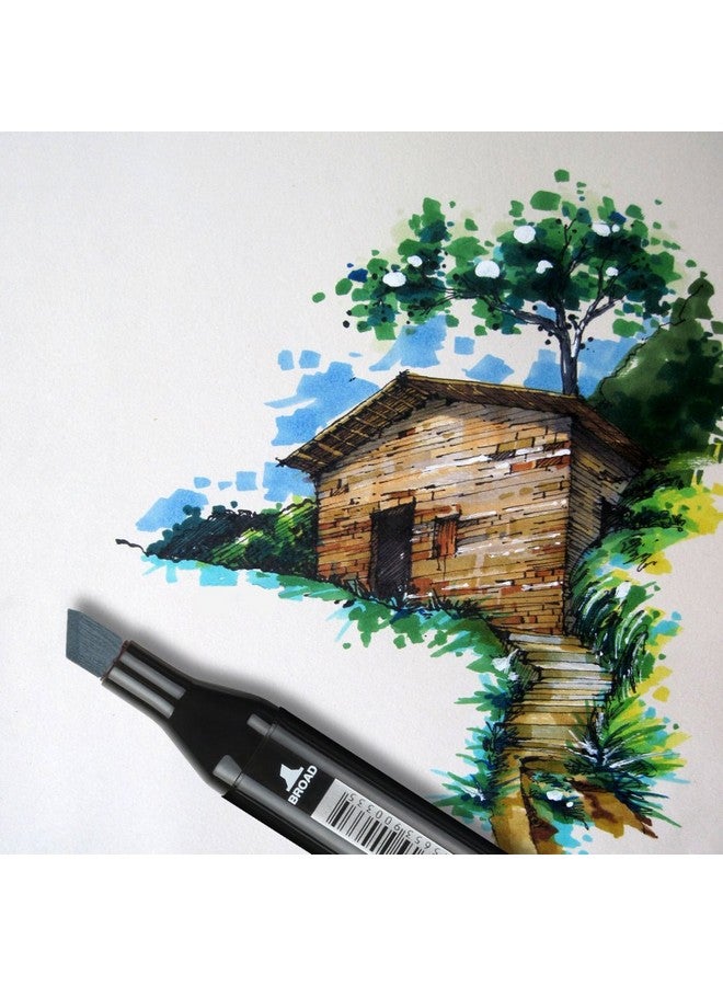 آي ميس يو قلم تحديد رسومي 40 لونًا ضروريًا للفنان - تصميم رسوم متحركة للرسم والتلوين والتمييز والتسطير (40 لونًا للطالب) - Image 5