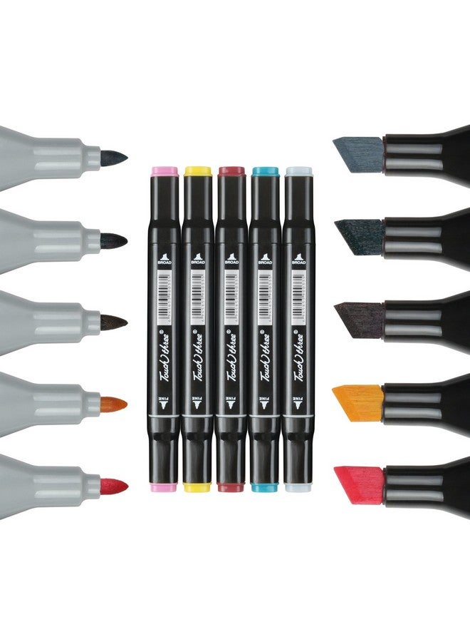 آي ميس يو قلم تحديد رسومي 40 لونًا ضروريًا للفنان - تصميم رسوم متحركة للرسم والتلوين والتمييز والتسطير (40 لونًا للطالب) - Image 2