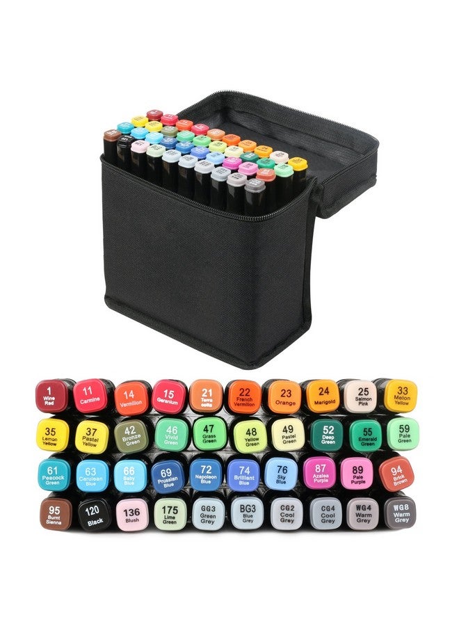 آي ميس يو قلم تحديد رسومي 40 لونًا ضروريًا للفنان - تصميم رسوم متحركة للرسم والتلوين والتمييز والتسطير (40 لونًا للطالب) - Image 1