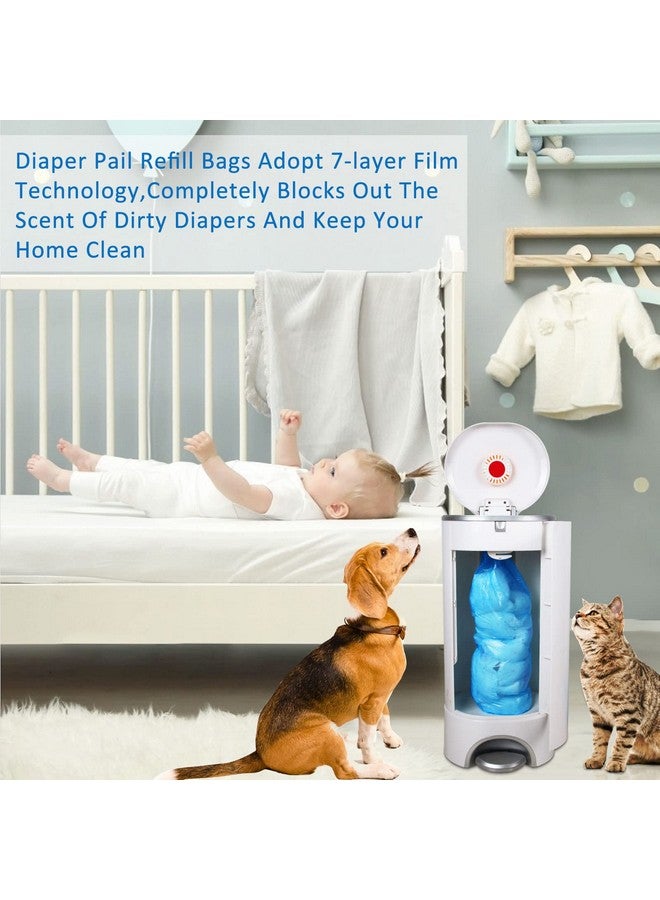 JOCCIK Diaper Pail Refill Bags 34 Bags 1088 Counts Compatible with Arm&Hammer Disposal System, 100% Lock Odor, Seal and Toss Diaper Pail Refills - Image 5