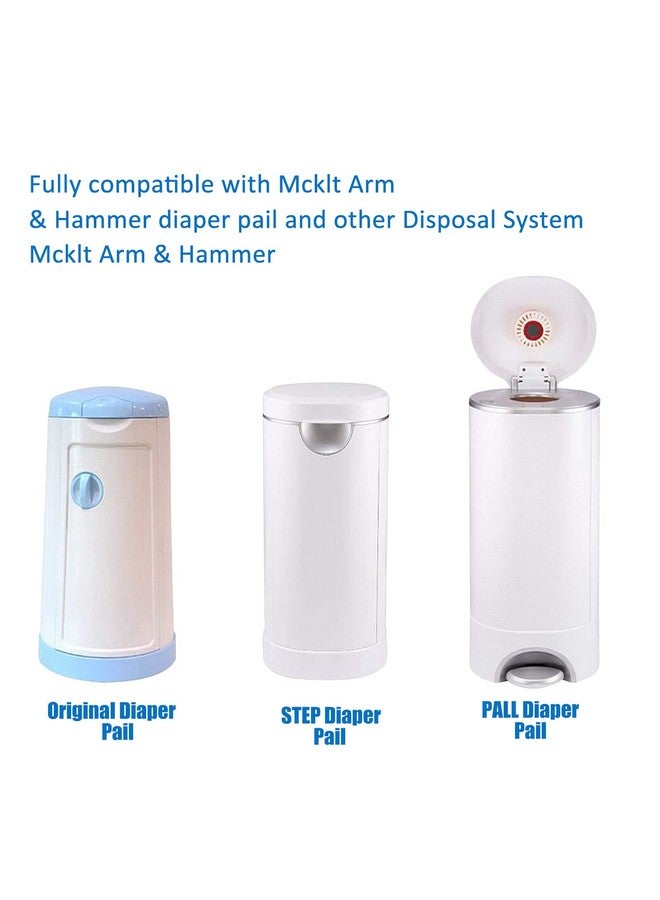 JOCCIK Diaper Pail Refill Bags 34 Bags 1088 Counts Compatible with Arm&Hammer Disposal System, 100% Lock Odor, Seal and Toss Diaper Pail Refills - Image 3