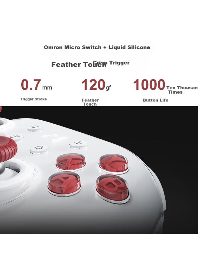 Mobapad Tiger Warrior 2 Wireless Game Controller For Pc Computer Switch2/Switch Bluetooth Steam Xbox Game Peripheral Black Myth Monster Hunter Double Shadow Wonderland Dark Grey - Image 4