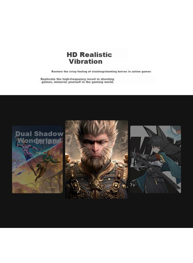 Mobapad Tiger Warrior 2 Wireless Game Controller For Pc Computer Switch2/Switch Bluetooth Steam Xbox Game Peripheral Black Myth Monster Hunter Double Shadow Wonderland Dark Grey - Image 1