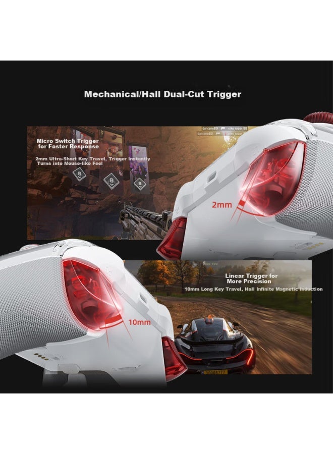 Mobapad Tiger Warrior 2 Wireless Game Controller For Pc Computer Switch2/Switch Bluetooth Steam Xbox Game Peripheral Black Myth Monster Hunter Double Shadow Wonderland Dark Grey - Image 3