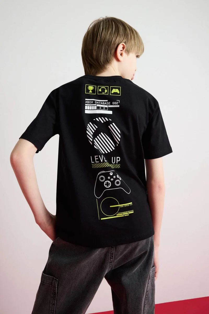 ديفاكتو Boy Xbox New Regular Fit Crew Neck T-Shirt