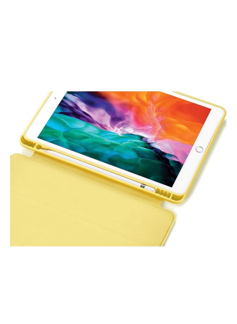 جينيكست جراب واقٍ رفيع وناعم من السيليكون بحامل ثلاثي الطي لهاتف Apple iPad 5th / 6th Generation 9.7 بوصة 2018/2017 - Image 2