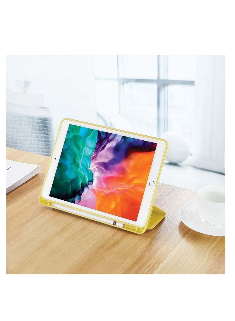 جينيكست جراب واقٍ رفيع وناعم من السيليكون بحامل ثلاثي الطي لهاتف Apple iPad 5th / 6th Generation 9.7 بوصة 2018/2017 - Image 3