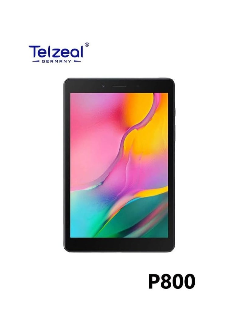 Telzeal P800 Tablet 8 Inch Android 12 Dual SIM 6GB RAM 256GB ROM 5G WiFi 5000mAh Battery with Wireless Keyboard – Portable High-Performance Green Tablet for Work, Study & Entertainment  - Image 2