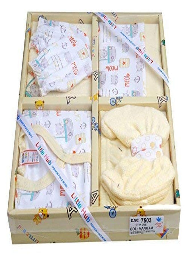 Jinie Little Hub New Born 6 pcs Unisex Baby Gift Set (Pink) - Image 1