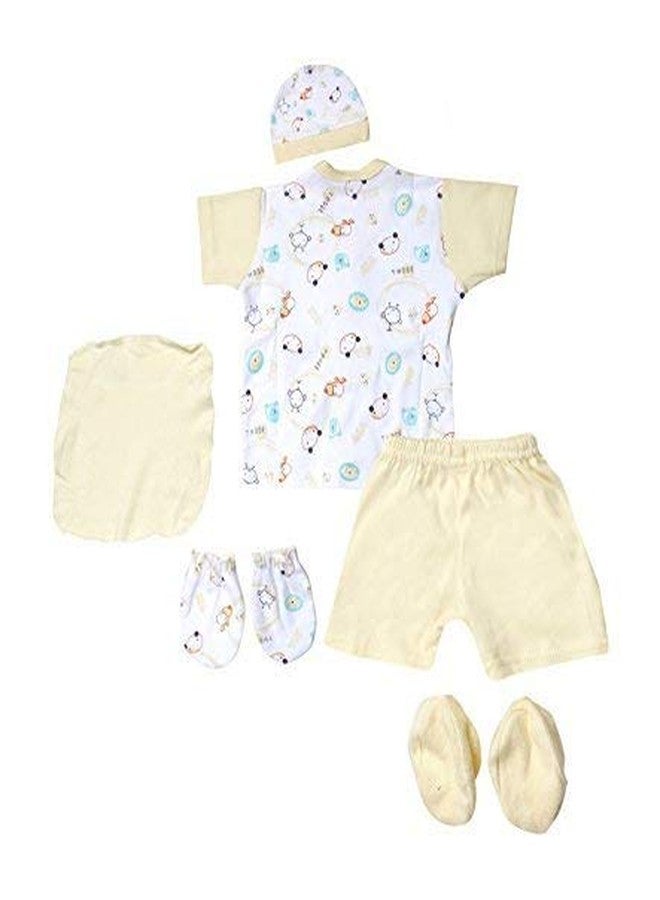 Jinie Little Hub New Born 6 pcs Unisex Baby Gift Set (Pink) - Image 3