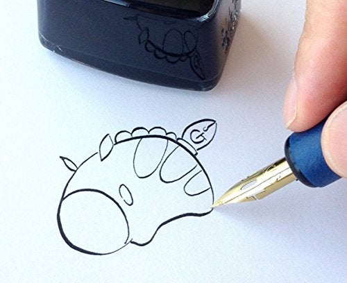 Zebra Technologies Zebra Comic Pen Nib- Type Professional - G Model - Titanium - Pack of 10 (PG-7B-C-K) - Image 4