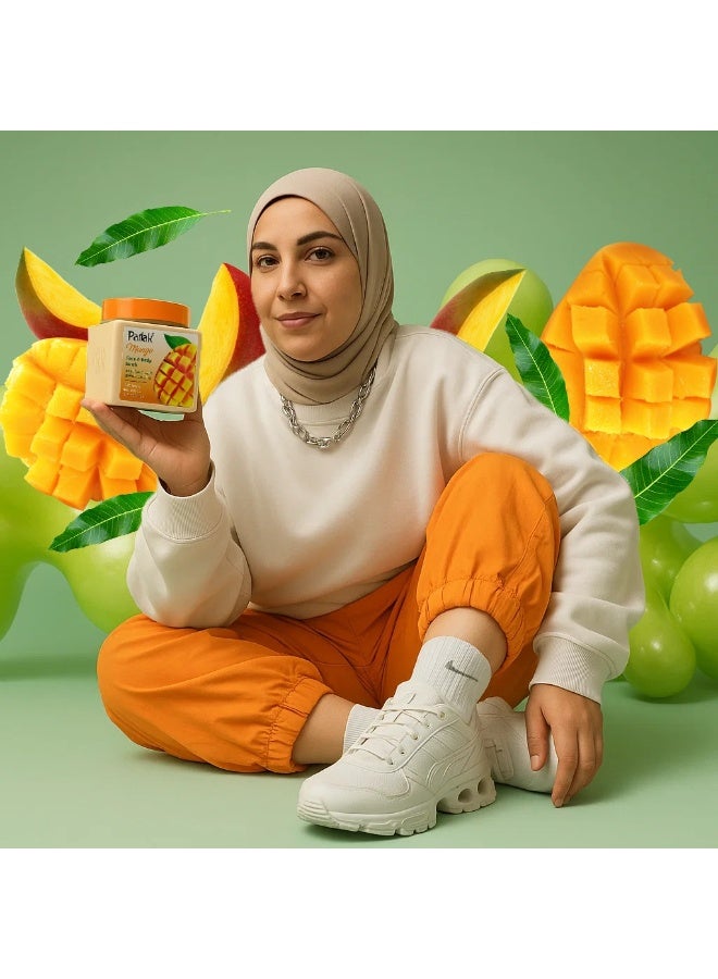 Parlak Face & Body Scrub Cream With Mango - 350gm  - Image 4