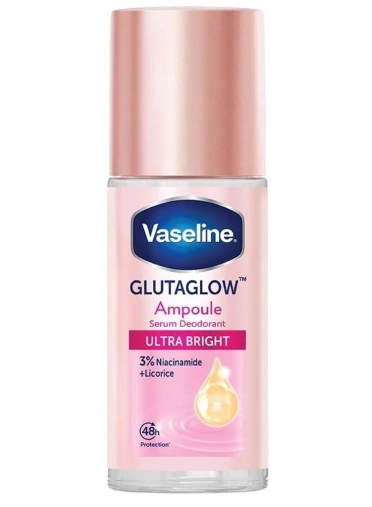Vaseline Glutaglow Ultra Bright Ampoule Serum Deodorant - 45ml - Image 1