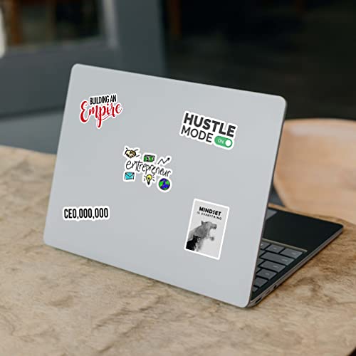 CodersParadise 58 Motivational Stickers for Entrepreneurs | Waterproof Inspirational Quote Vinyl Stickers for Laptop, Journal, Diary, Bottles – Self-Adhesive 7.6 cm - Image 2