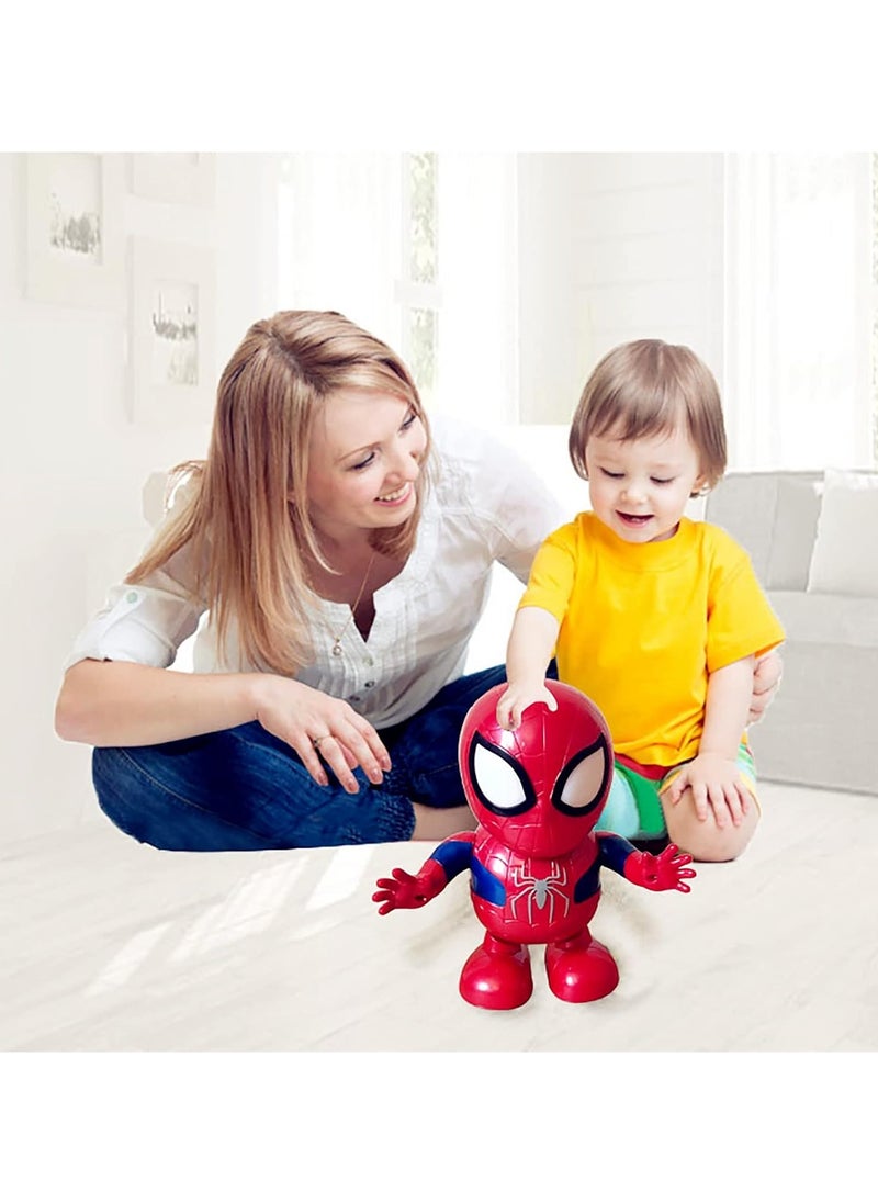 SNW Dancing Robot Toys for Kids, Walking Dancing Electronic Toy with LED Lights and Dance Music, Interactive Educational Gift Toys for 3 4 5 6 7 Year Old Boys Girls (Red)  - Image 2