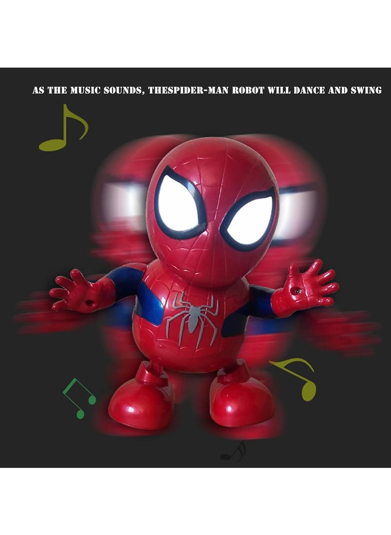 SNW Dancing Robot Toys for Kids, Walking Dancing Electronic Toy with LED Lights and Dance Music, Interactive Educational Gift Toys for 3 4 5 6 7 Year Old Boys Girls (Red)  - Image 3