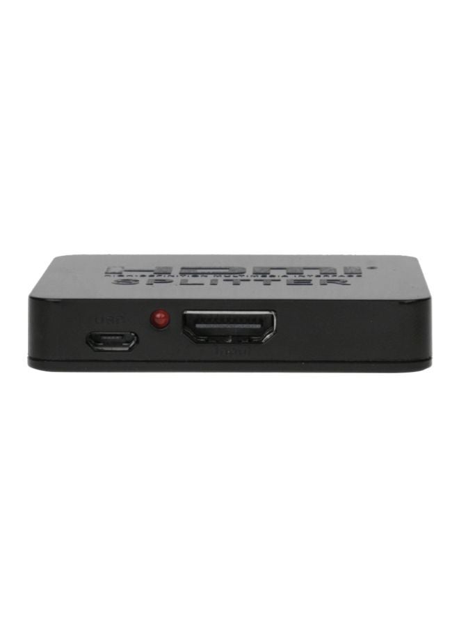 NIBEMINENT 2-Port 4K HD HDMI Splitter Black  - Image 3