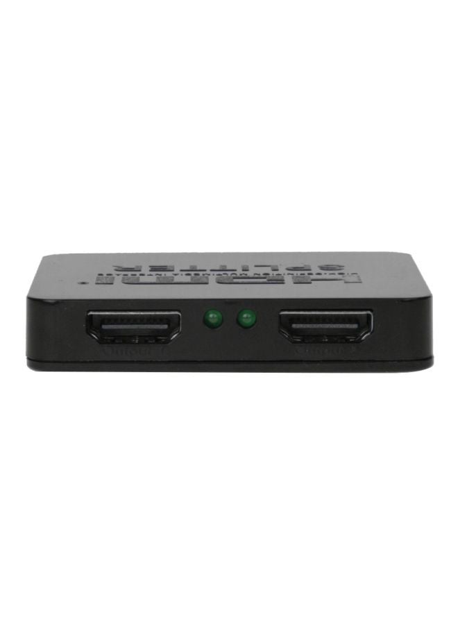 NIBEMINENT 2-Port 4K HD HDMI Splitter Black  - Image 5