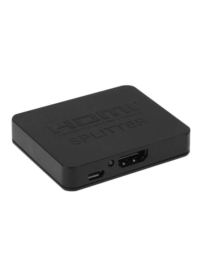 NIBEMINENT 2-Port 4K HD HDMI Splitter Black  - Image 4