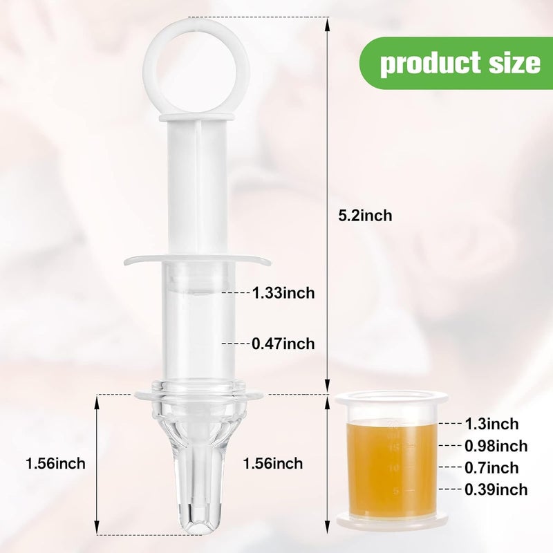 haakaa Baby Oral Feeding Syringe, Pacifier Liquid Medicine Dispenser with Oral Syringe, Infant Baby Oral Syringe & Dispenser, Newborn Baby Syringe Feeder, 1 Count (Pack of 1) - Image 4