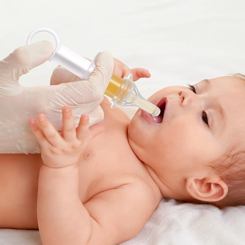 haakaa Baby Oral Feeding Syringe, Pacifier Liquid Medicine Dispenser with Oral Syringe, Infant Baby Oral Syringe & Dispenser, Newborn Baby Syringe Feeder, 1 Count (Pack of 1) - Image 2