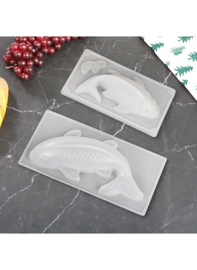 DIY Blister PP Rice Cake Carp Mold Jelly Chocolate Homemade-Color - Image 3