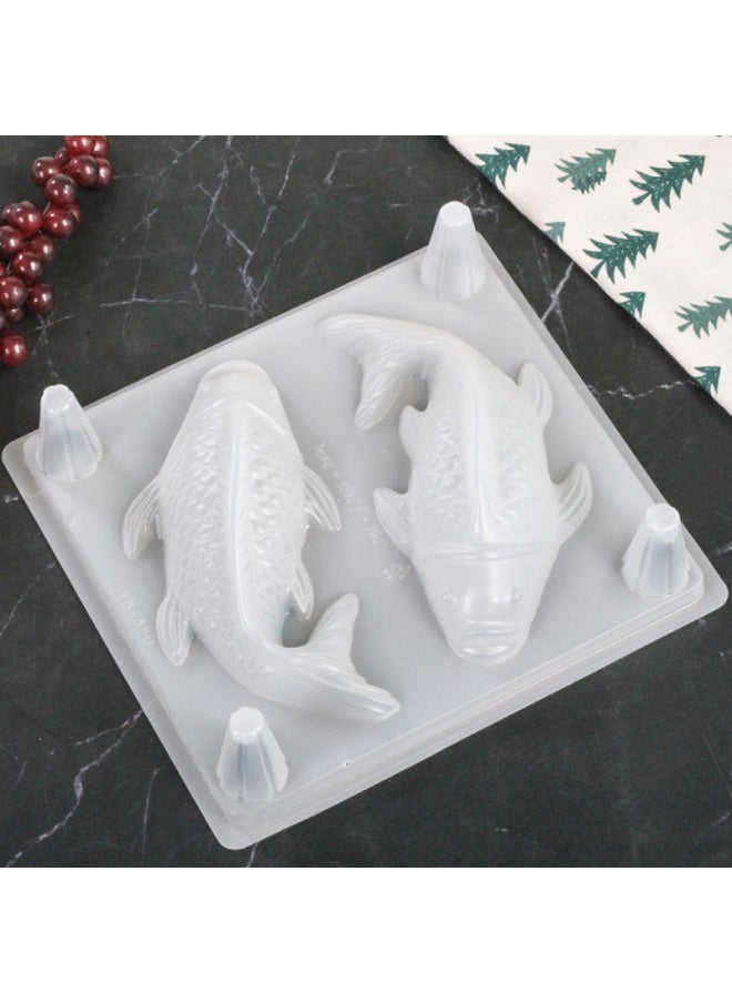 DIY Blister PP Rice Cake Carp Mold Jelly Chocolate Homemade-Color - Image 4