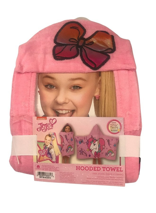 JoJo Siwa Pink Themed Hooded Towel - Image 4