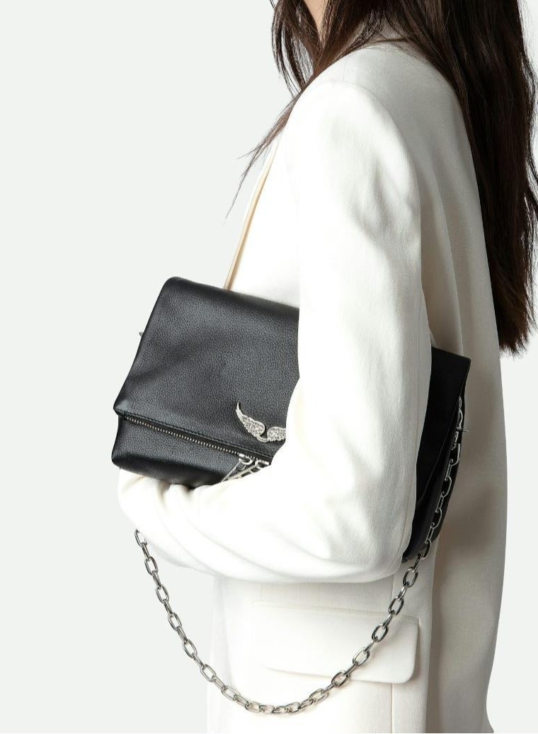 ZADIG & VOLTAIRE Rocky iconic women’s black grained leather bag - Image 2