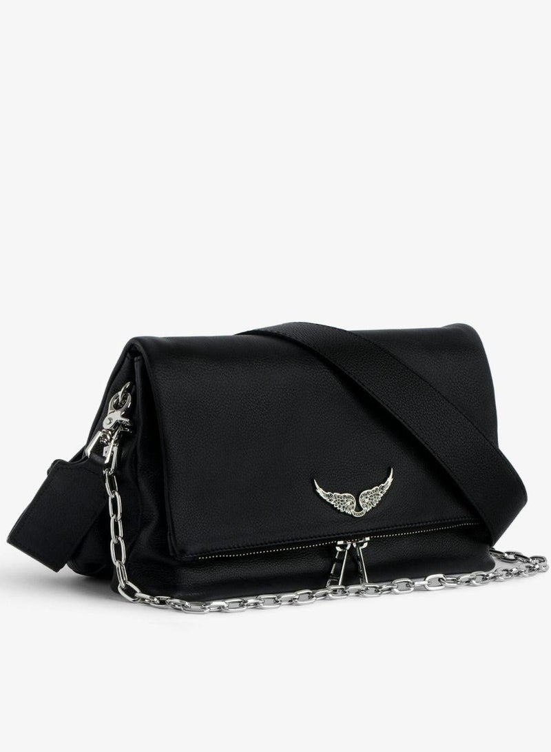 ZADIG & VOLTAIRE Rocky iconic women’s black grained leather bag - Image 4