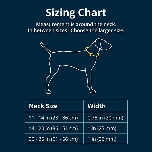Ruffwear Crag Dog Collar Stylish Adventure Collar with Premium Reflective Design Quick Release Buckle Lightweight AllDay Comfort Midnight Wave 1114 - Image 3
