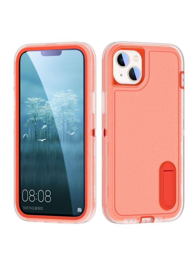 Generic - European And American For Iphone16 Pro Max Phone Case Armor Drop-resistant Creative Protective Case For Defending Three-proof Bracket-Color:Purple + Powder-Applicable Model:IP16 PLUS - Image 1