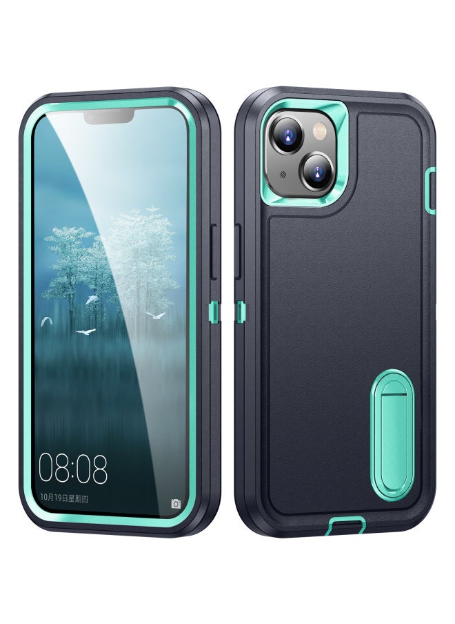 Generic - European And American For Iphone16 Pro Max Phone Case Armor Drop-resistant Creative Protective Case For Defending Three-proof Bracket-Color:Purple + Powder-Applicable Model:IP16 PLUS - Image 1