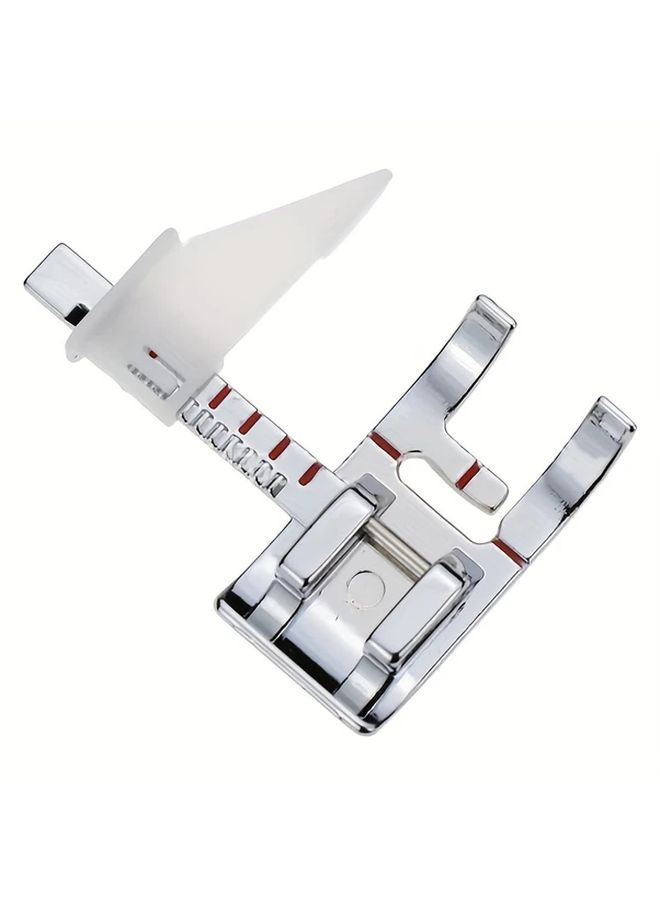 Stainless Steel Sewing Machine Presser Foot With Ruler Guide For Home Crafting - Image 2