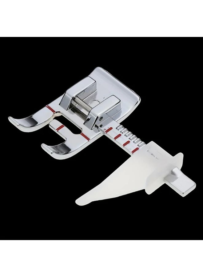 Stainless Steel Sewing Machine Presser Foot With Ruler Guide For Home Crafting - Image 5