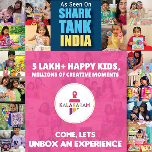 Kalakaram Foam Create-A-Princess DIY Art & Craft Kit Mess-Free Creative Activity For Kids,Princesses Art Kit,Gifts For Girls & Boys Ages 4,5,6,7,8,9,Fun DIY Craft Kits For Children,Multicolour - Image 4