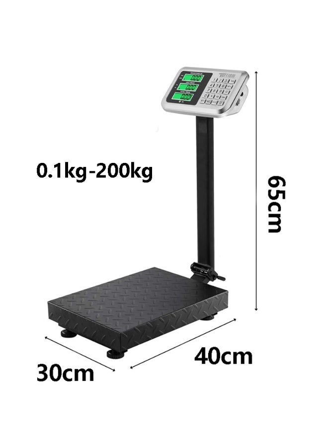 0.1kg-100kg Electronic Platform Scale Digital Floor Heavy Duty Folding Scales - Image 5