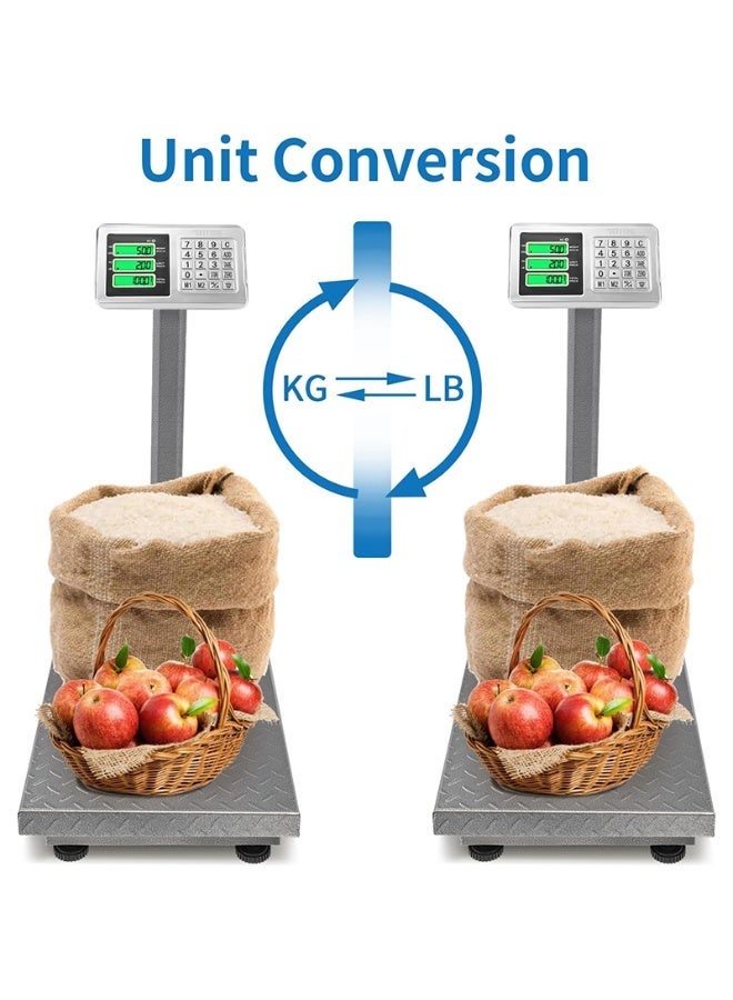 0.1kg-100kg Electronic Platform Scale Digital Floor Heavy Duty Folding Scales - Image 3