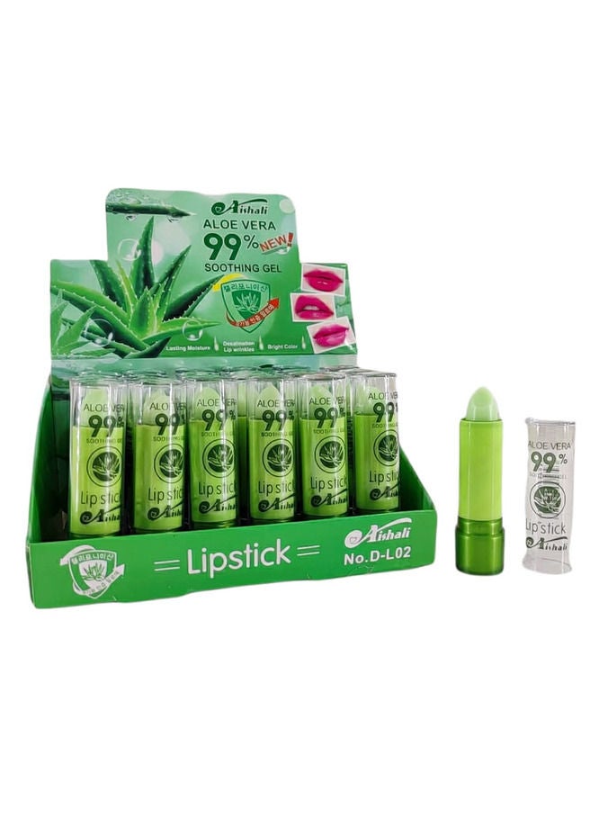 Aishali 24-Piece Aishali Magic Colour Lipstick Set Green  - Image 1