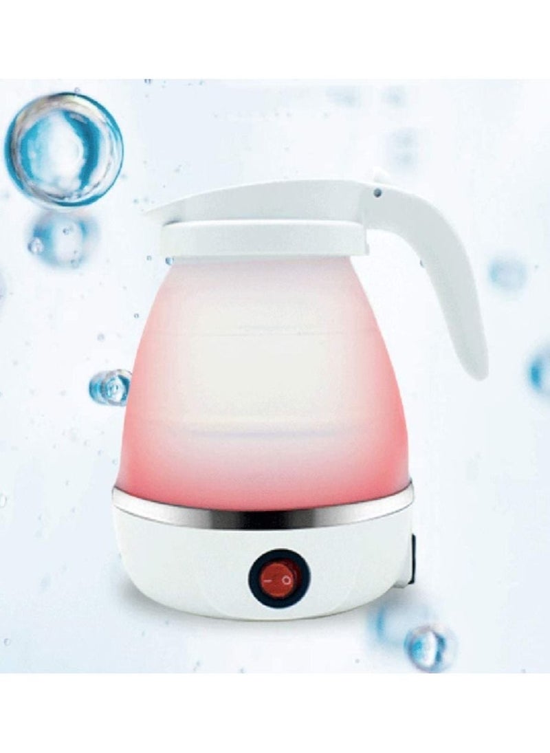 Travel Foldable Electric Kettle, Collapsible Water Boiler for Coffee Tea, Small Electric Kettle Food Grade Silicone, Boil Dry Protection, Water Heater Used in Coffee  - Image 2