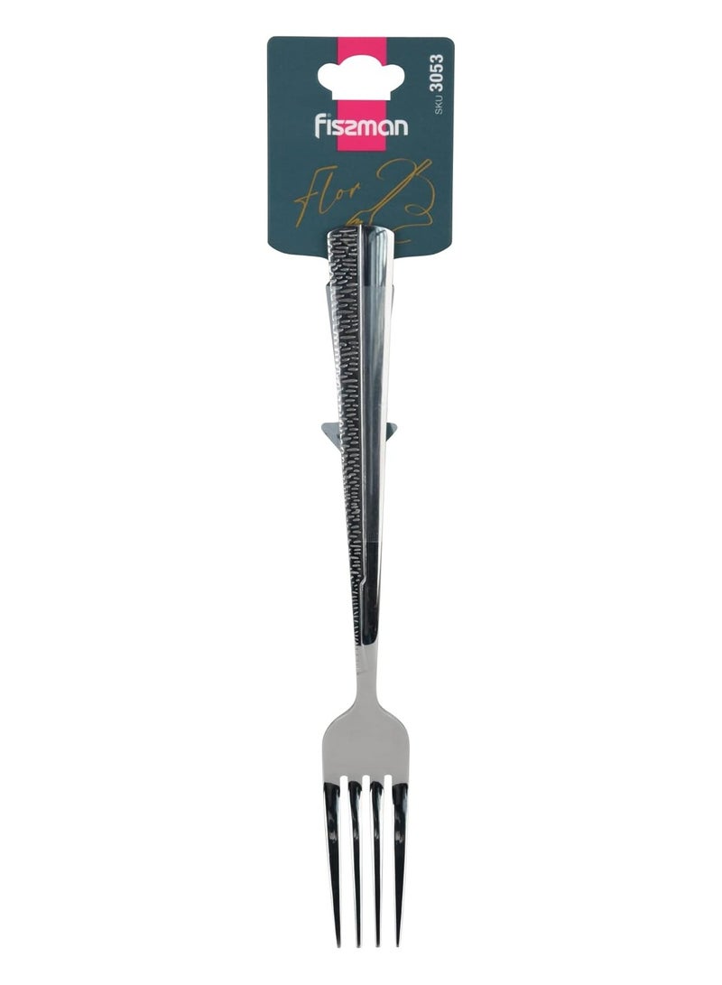 Fissman طقم أدوات مائدة من 3 قطع، شوكة عشاء 20 سم، مجموعة أدوات مائدة من الفولاذ المقاوم للصدأ، سلسلة فلور - Image 4