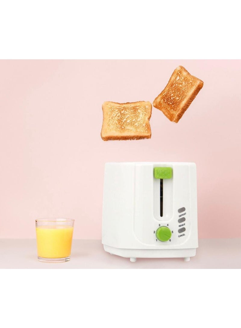 2 Slice Sandwich Toaster – 2 Slot Bread Toaster with 7 Browning Settings, Cancel/Reheat/Defrost Functions, Cool-Touch Body, Cord Storage & Removable Crumb Tray – Easy to Clean - Image 4