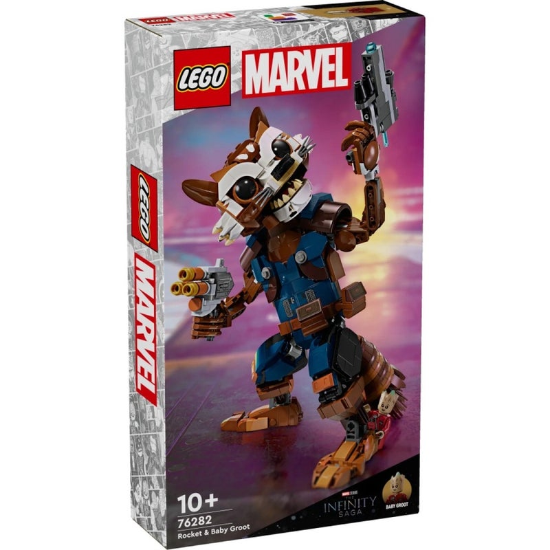 LEGO - Marvel Rocket & Baby Groot 566 Pieces - 76282 - Image 1